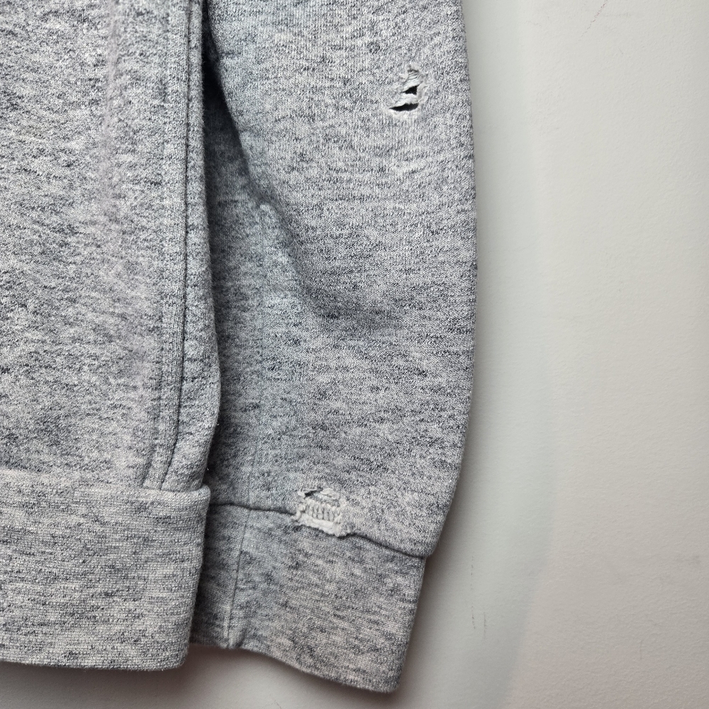 Figs Essential Gray Hoodie Jacket Women's Small Medical Scrubs Workwear - Picture 4 of 11